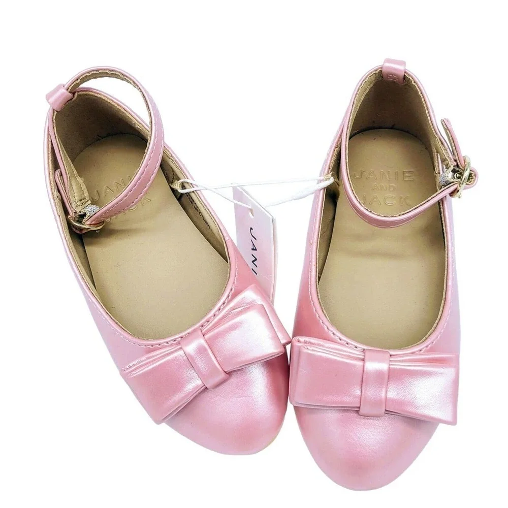 JACK AND JANIE GIRLS‎ PINK BALLET FLATS SIZE 6